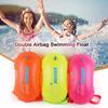 Swimming Buoy Open Water Double Airbog Safety Swim Buoy Tow Float For Open Water Swimmers & Triathletes Training Equipment