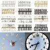 Clock Numerals 3CM Clock Number, Arabic Number Roman Numerals Clock Part Suitable for Home and School Use