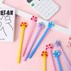 Back To School Season 12pcs 0.5mm Creative Cartoon Soft Glue Sun Flower Shape Neutral Pen Cute Sign Pen Gift Pen Exam Pen