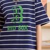 New MLB SS23 T-Shirt Unisex Navy Blue 3ATSB3033-43NYS