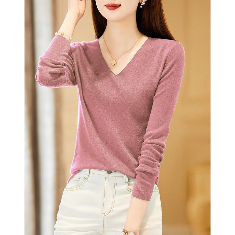 Demana Women's Relaxed Fit V-Neck Knit Top