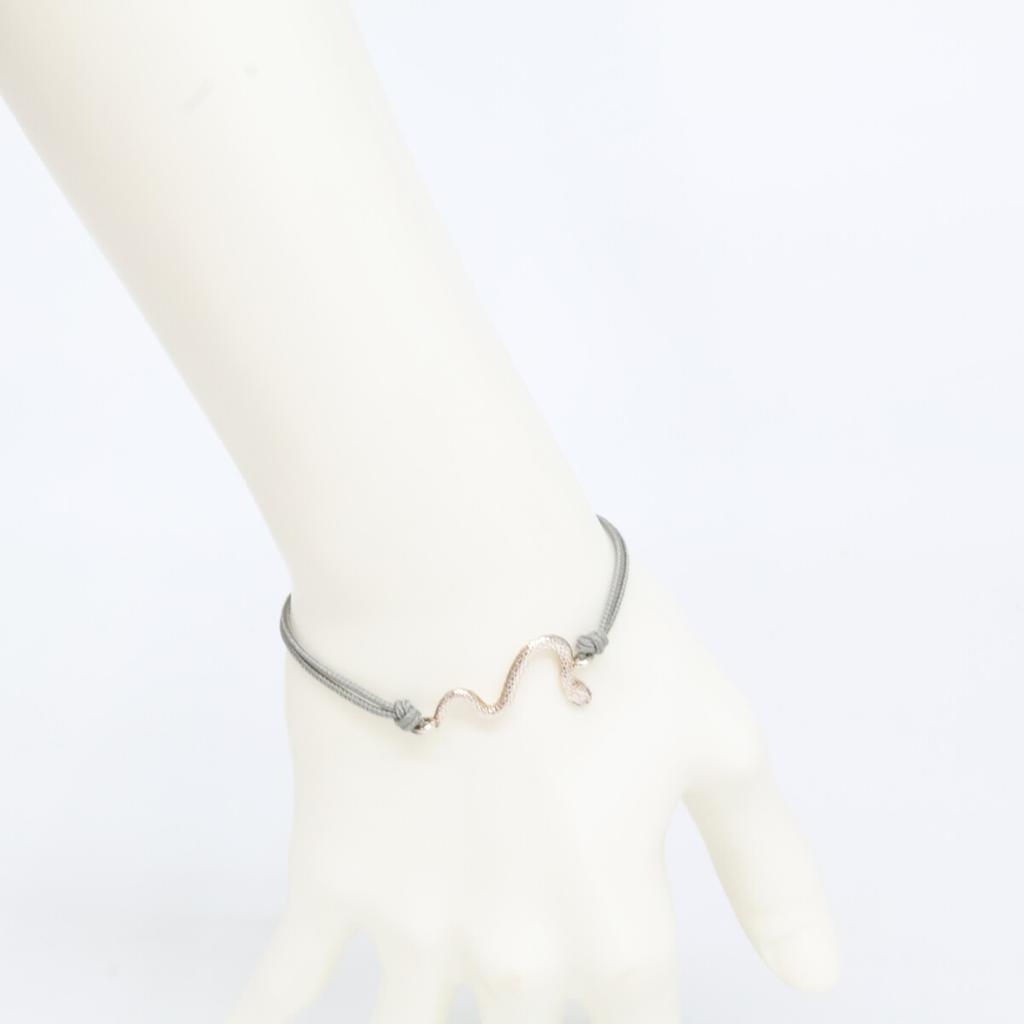 VENDOME AOYAMA VENDOME BOUTIQUE VBSB4067LSBT SV925 Asahiyama Zoo Support Project Japanese Rat Snake Bracelet SilverUsed