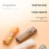 Portable Transparent Toothpick Holder: Compact PP Material Storage Box for Travel