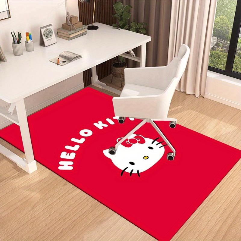 1pc Hello Kitty Red Background with Bow - Perfect for Home Decor, Office Carpets, Outdoor Rugs, and Gift Ideas!z2748