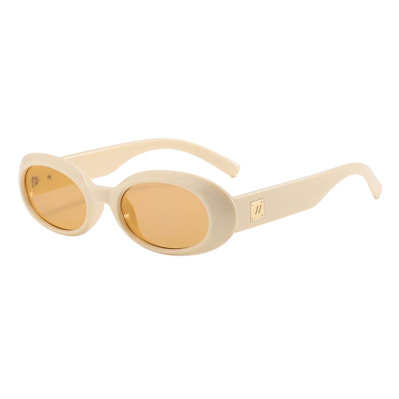 Retro Oval Trendy Sunglasses For Men And Women Fashion High-end UV Protection Sun Glasses Outdoor Sunscreen Sunshade Eyewear