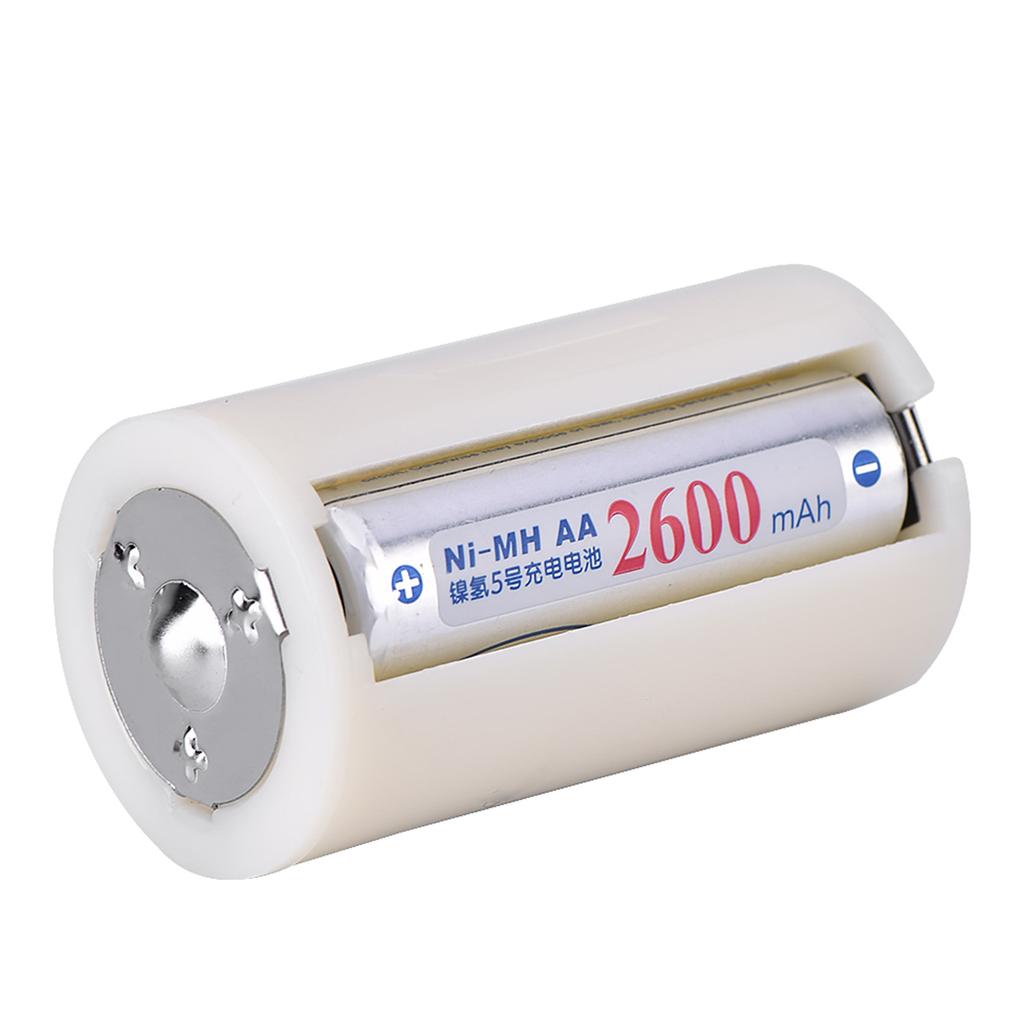 5 Pcs 3 X AA To 1 D Size Parallel Battery Holder Conversion Adapter Switcher Converter Case