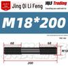 High-Strength Double-Ended Stud Bolt M12-M18 | Grade 8.8 Mold & Press Screw Rod