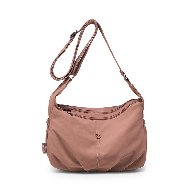 Lässige leichte mehrlagige Umhängetasche Damen neue minimalistische Stil Arbeits-Nylon-Pendler-Tasche Sport-Schultertasche