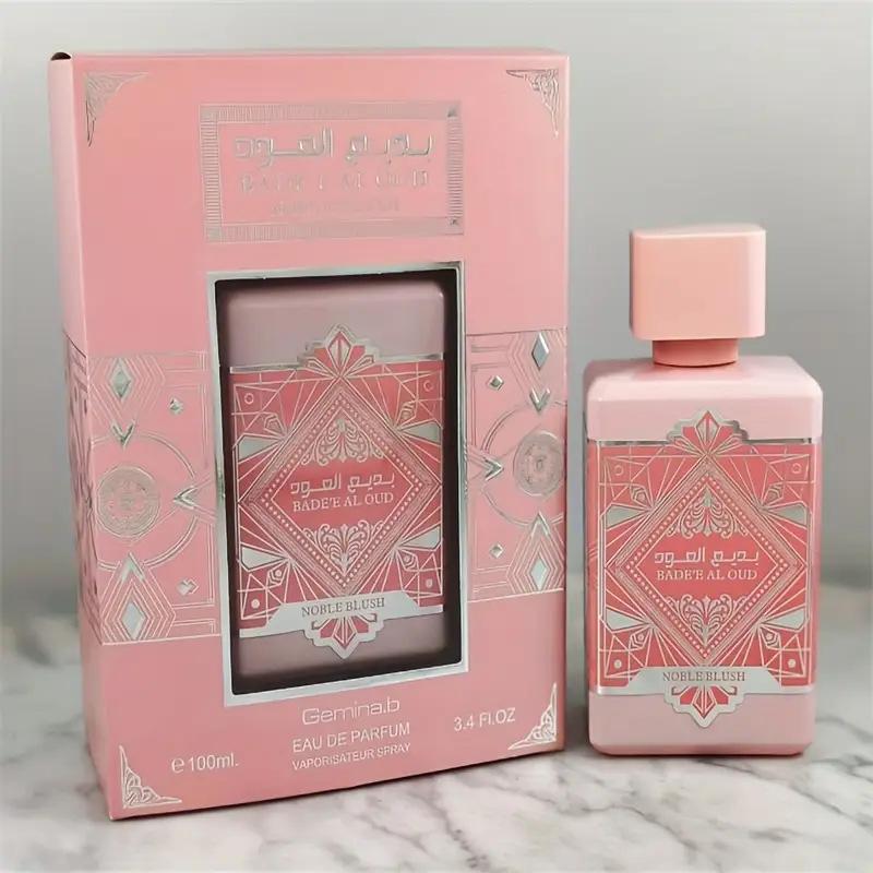 Black and pink gift box perfume fragrance