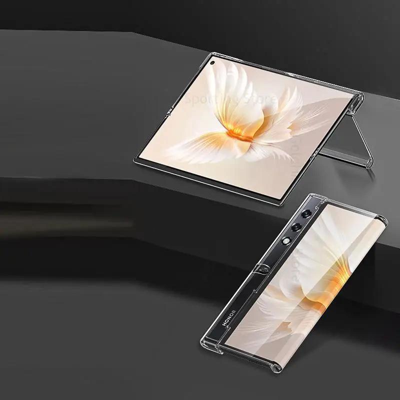 For Honor V Purse HD Transparent Phone Flip Case For VCA-AN00 Hard PC Tough Phone Cover For Honor V Purse 5G Clear Shockproof Case For VCA-AN00 Fundas