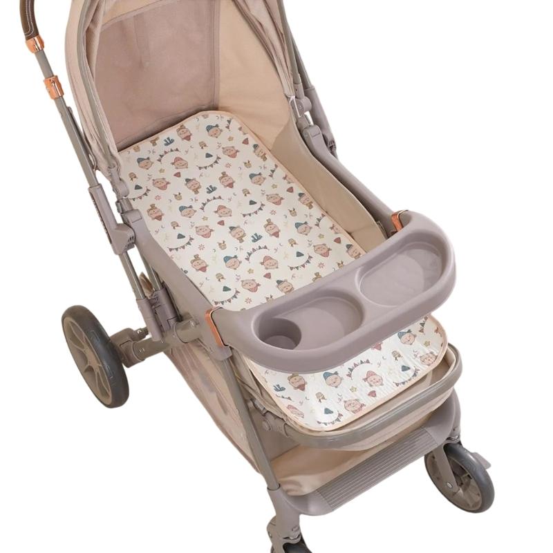 

Детская водонепроницаемая подкладка для коляски, хлопковая крепированная ткань, коврик для пеленок, легко моющийся, для путешествий и ежедневного использования