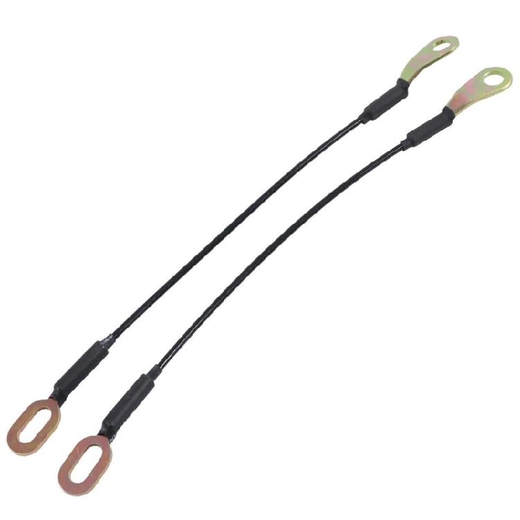 Pickup Side Support Cable Set for BT50 B2500 Rear Gate Repair, 2-Piece Cable Pair With Metal Mounting Ends and 38Cm/15Inch Length UH70-65-760K