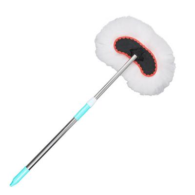 Car Wash Brush Soft Bristle Dust Removal Wash Mop Cleaning Tool with Telescopic Handle for Cars RV