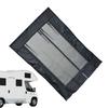 Magnetic Caravan Door Curtain With Zipper Insect Mosquito Screen RV Mosquito-proof Door Curtain For Campers Sliding Door Back