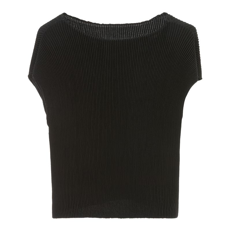 LANGZI Stylish Short Sleeve Blouse L