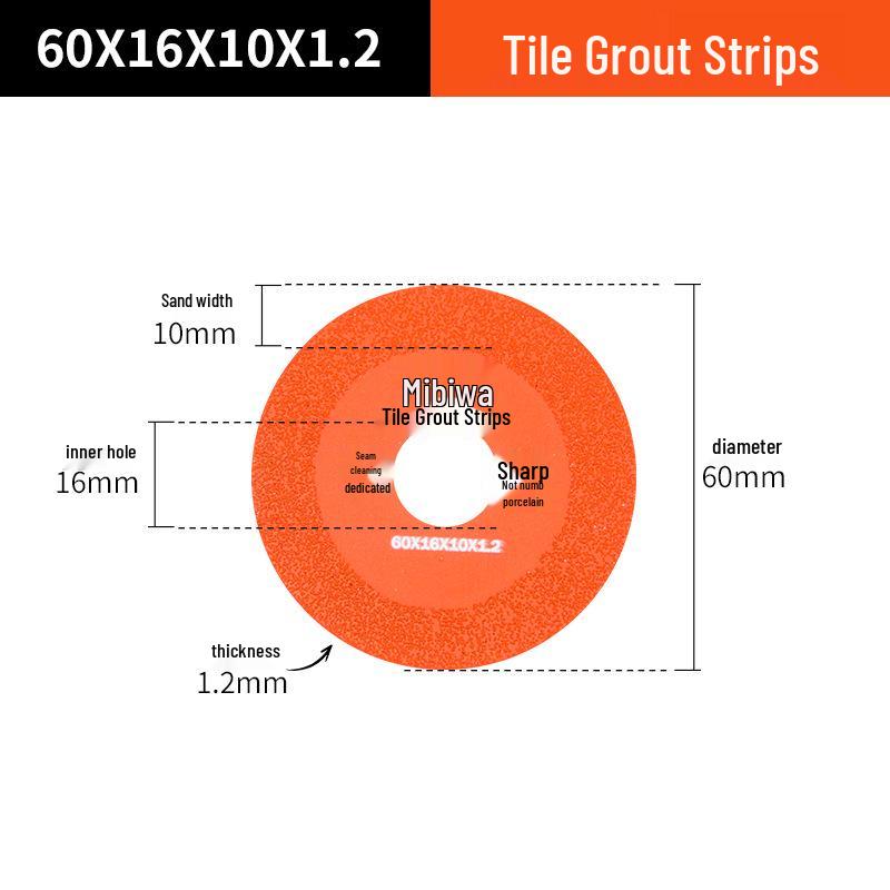 Diamond Grout Removal Disc & Grinder Tool for Tile Cleaning