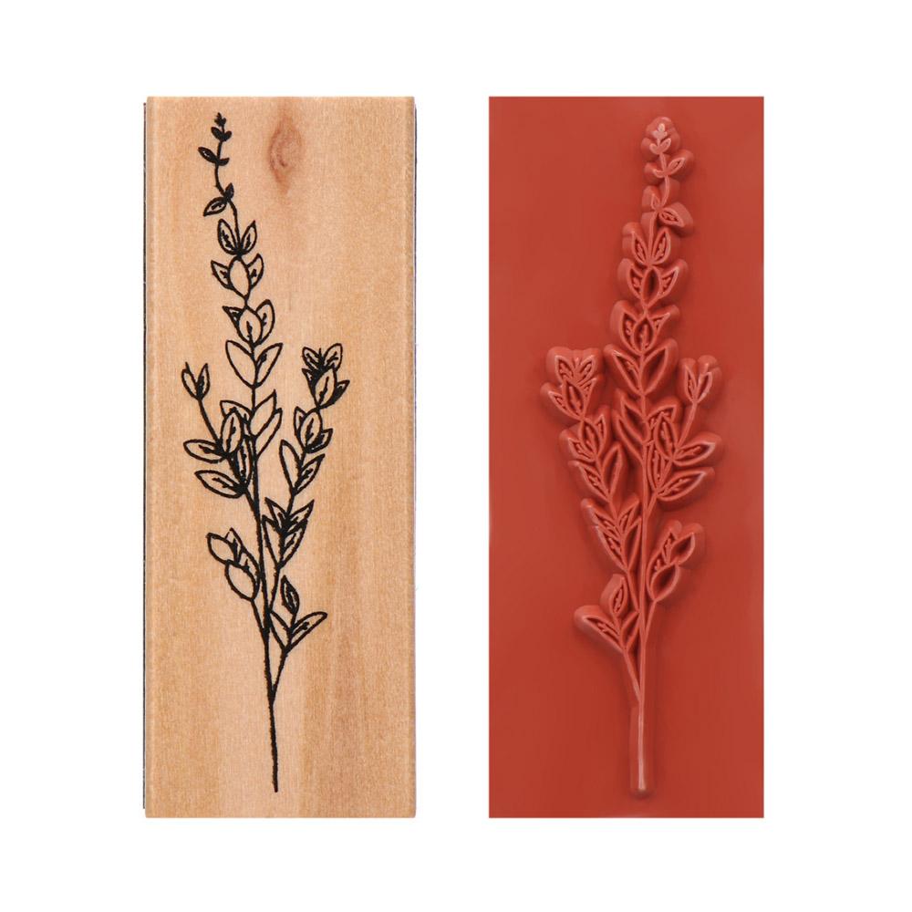 1PCS Wooden Plant Flower Girls Seal Vintage Rubber Stamps DIY Crafts Sewing Stamping Scrapbooking Accessories