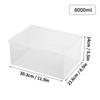 Home Office Supplies Storage Box Multifunctional Desktop Large Capacity A4 Paper Transparent Plastic Organizer Box