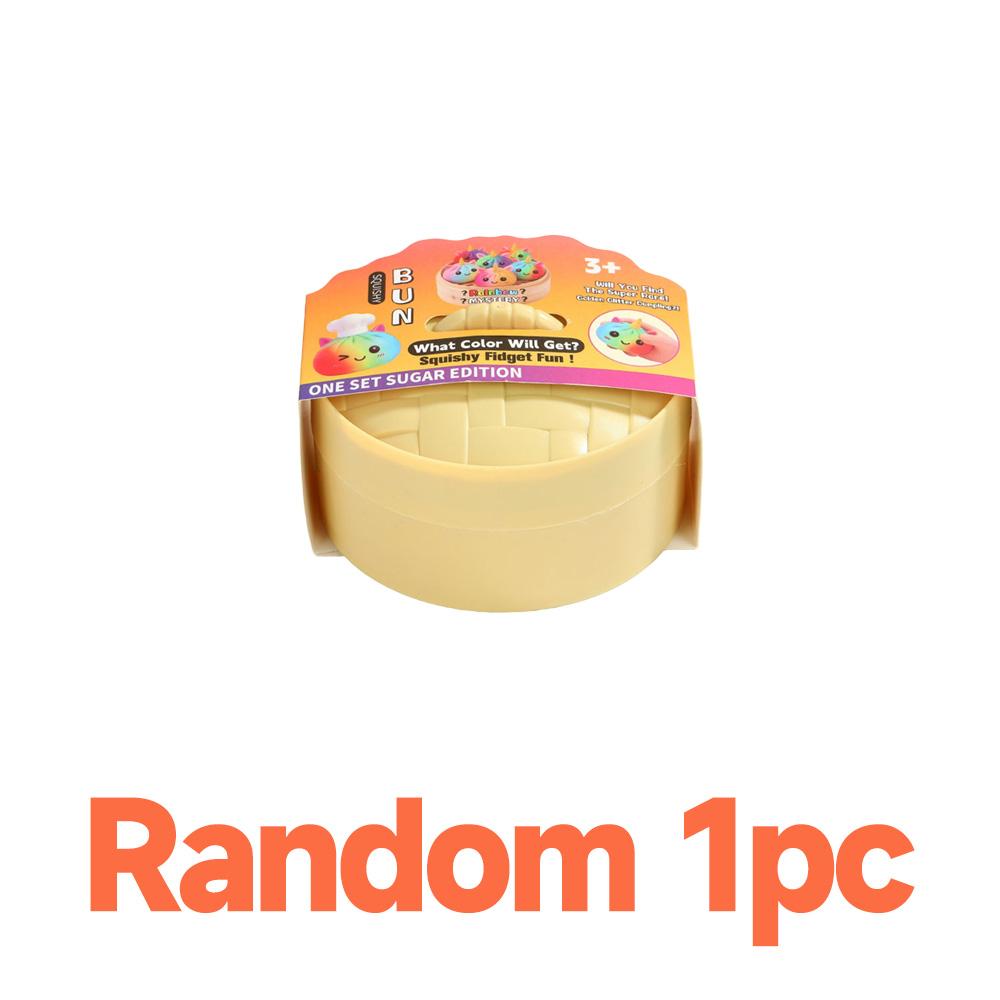Nieuw Viraal Grote Regenboog Eenhoorn Broodje Squishy Speelgoed, Blind Box, Gesimuleerd Soepknoedel Vent Fidget Speelgoed voor Sensorische Stressverlichting beige