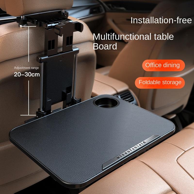 

Автомобильный поднос для обеденного стола на заднем сиденье автомобиля, офисный обеденный стол, компьютер в машине, складной кронштейн для хранения еды чёрный