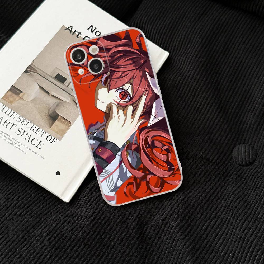 H-Hot V Kasane T-Teto Phone Case For iPhone 17 16 15 14 Plus 13 12 11 Pro Max Transparent Shockproof Cover