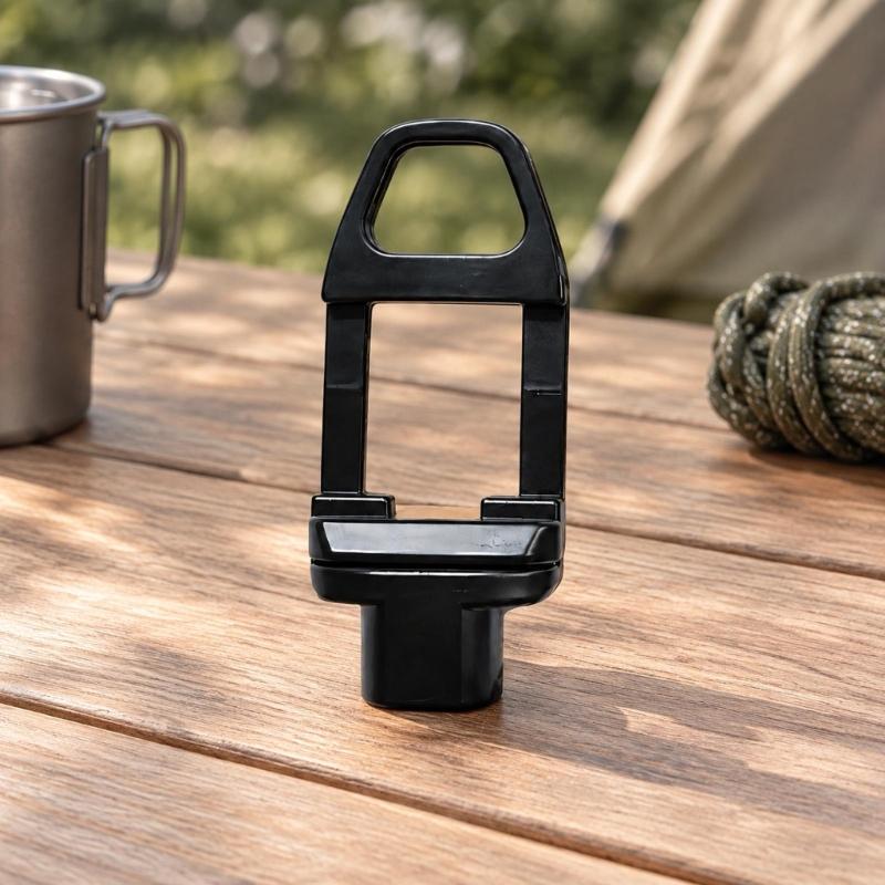 Outdoors Gear Rails Mount Buckles Accessory for Backpacks Carry, Metal Hanging Hoop Connectors for Camping and Hiking