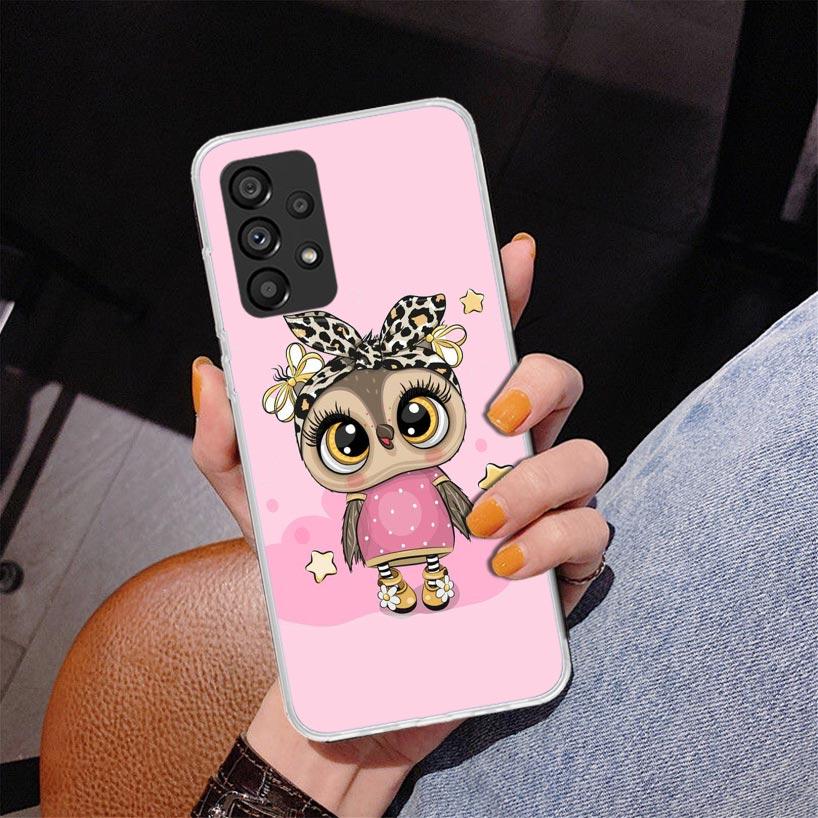 

Cute Owl Hearts Lover Phone Case For Samsung Galaxy A17 A16 A15 A14 A13 A57 A56 A55 A54 A53 A37 A36 A35 A34 A33 A26 A25 A24 A23 Samsung A23
