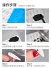 Lace Butterfly Flower Bamboo Pattern Nail Printing Mold Silicone Transfer Seal Steel Plate Nail Salon Special Tool