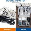 Cable storage bag waterproof digital electronic organizer portable USB data line charger plug storage bag travel cable organizer
