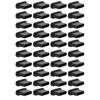 60/40/20/1 Stück USB C Staubschutzstecker Klar/Schwarz Handy Typ C Staubschutzstecker Silikon Ladeanschluss Schutzkappen für iPhone 15