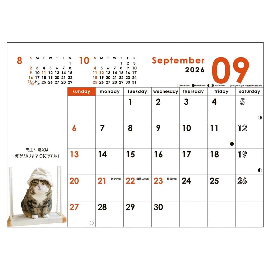 2026 Calendar Maru-chan (Desktop)