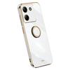 XINLI For Xiaomi Poco M7 Pro 5G Case Ring Kickstand Electroplating TPU Phone Cover