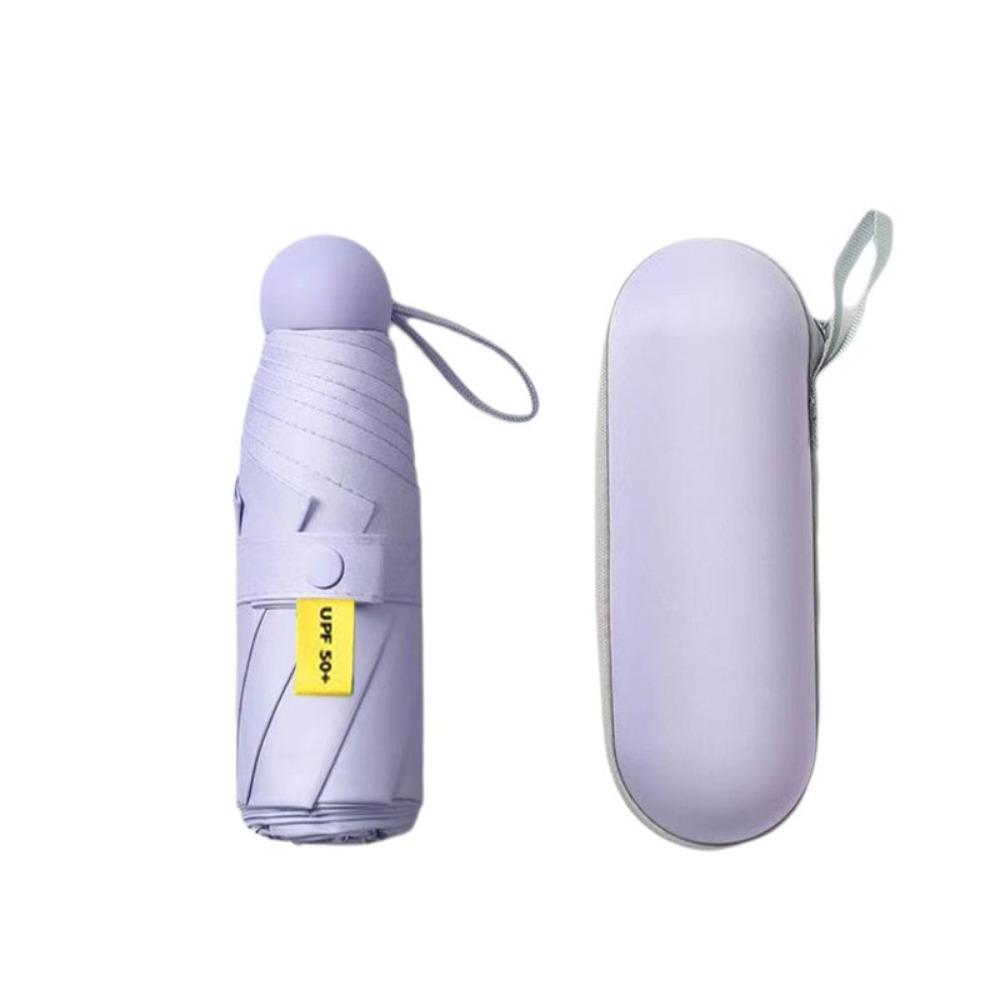 Reinforced Umbrella Rack Capsule Foldable Umbrella Windproof UV Umbrella Rain Umbrella  Student