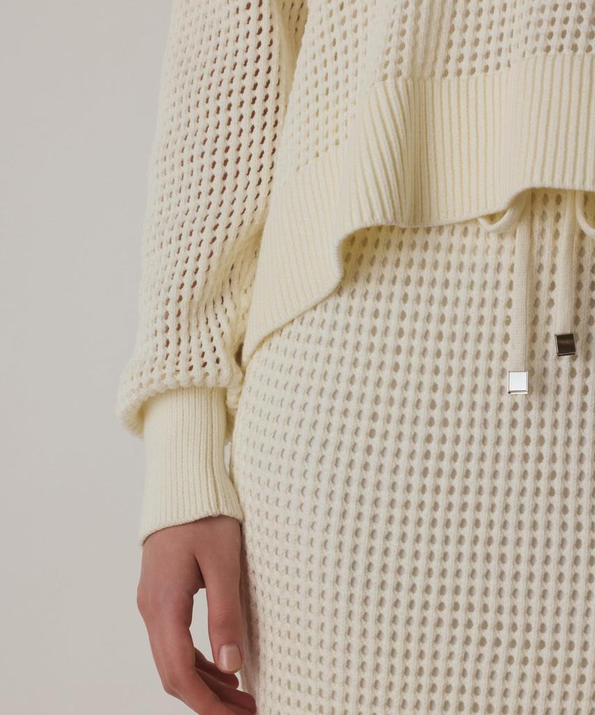 Grace Continental Modern Mesh Knit Top Women's V-Neck (2025SS)