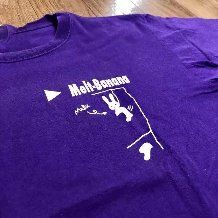 MELT BANANA Band Short Sleeve Cotton All Size S to 5XL Shirt Purple Unisex T-Shirt S
