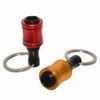 6-Piece Colorful Keychain Set: Extension Rods and Mountaineering Buckle with 1/4" Hex Drill Bit Storage Extension Rod