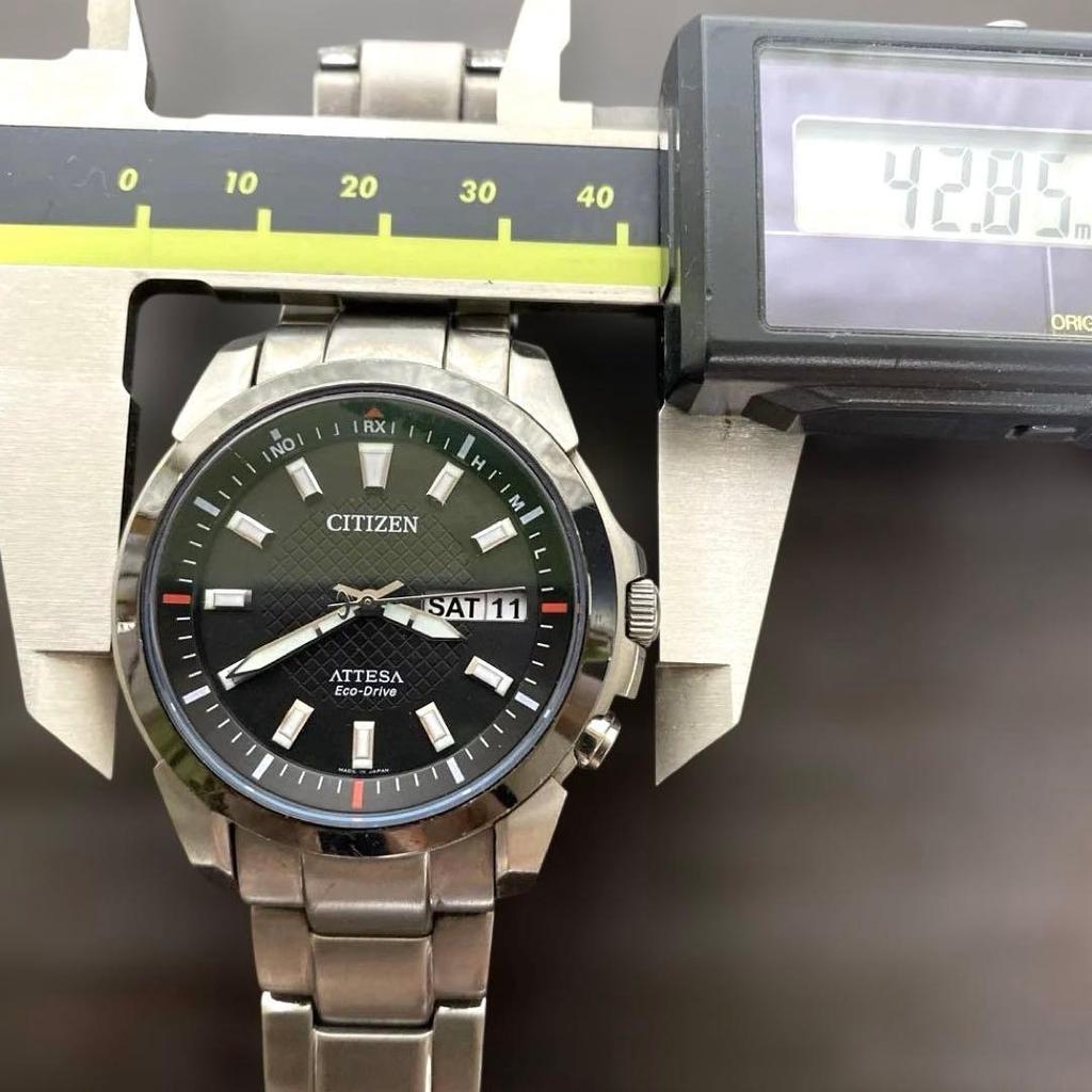 Used [Working Product] CITIZEN/Citizen Atessa H110 Radio Solar Titanium
