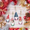4 pcs/set 5D Three-dimensional Diy Diamond  Painting  Keychain Goblin Shaped Pendant Colored Bag
