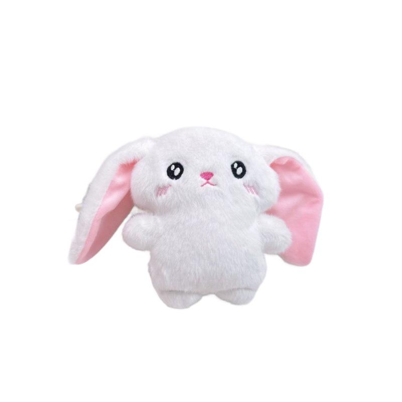 Large Cute Animal Plush Keychain: Rabbit, Sheep, Cat Bag Charm