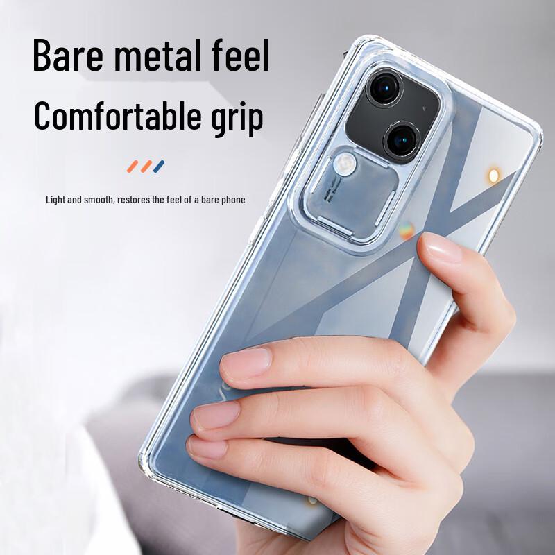 Vivo Anti-Fall Transparent Silicone Phone Case