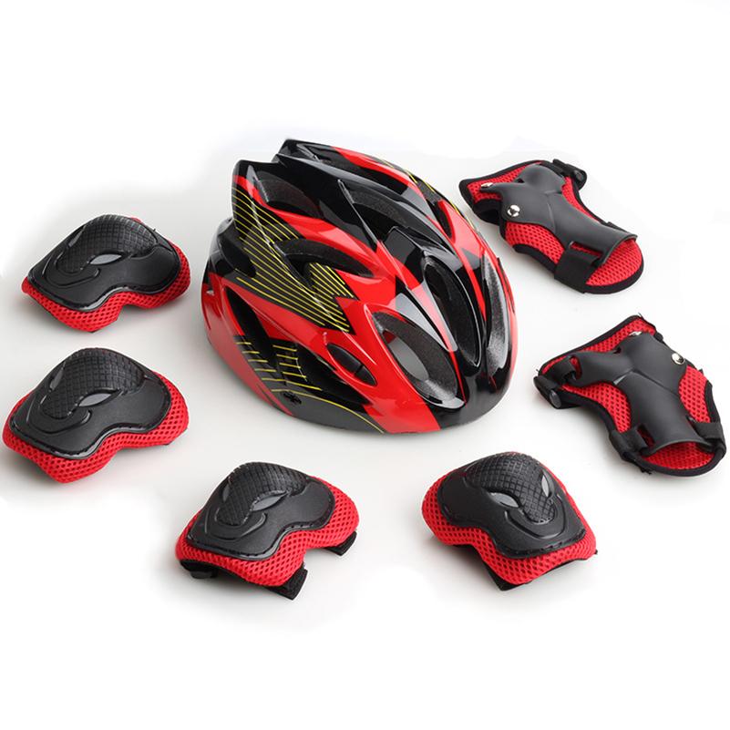 Child protective equipment helmet elbow knee pads for girls aged 3 4 5 6 7 8 9 10 11 12 year boy Suitable for roller skating and skiing
