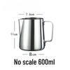 600ml Stainless Steel Milk Frothing & Measuring Pitcher