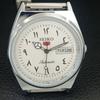 JAPAN VINTAGE REFURBISHED SEIKO 5 AUTOMATIC 6309A MENS WHITE WATCH a442569-1