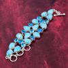 Larimar, Blue Topaz Bracelet Gemstone Jewelry, 925 Solid Sterling Silver Handmade Bracelet, Latest Design Jewelry