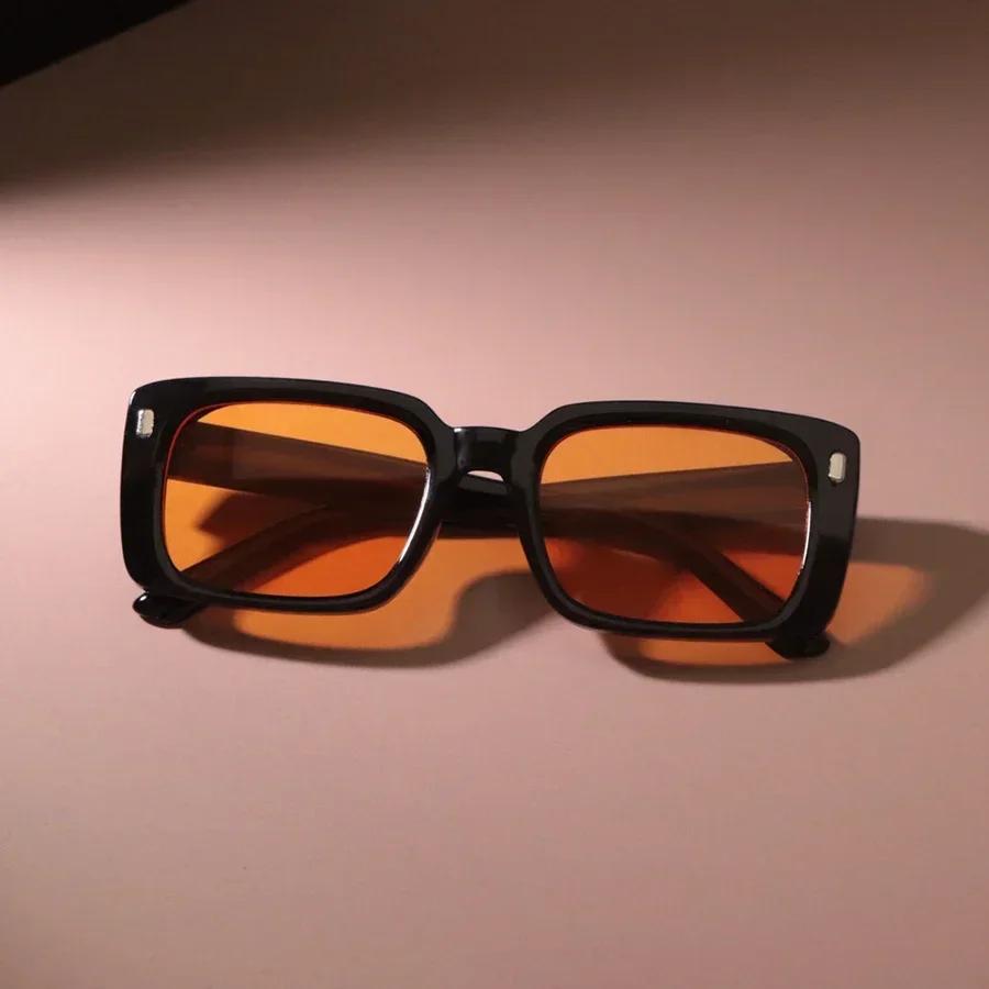 Retro Quadratische Sonnenbrille Damen Herren Marken Designer Vintage Sonnenbrillen Weiblich Männlich Spiegelrahmen Draußen Damen Oculos De Sol