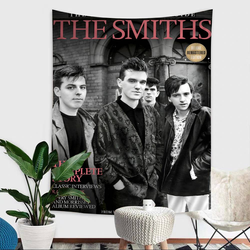 

Rock Band SSmiths Printed Large Wall Tapestry Hanging Tarot Hippie Wall Rugs Dorm Cheap Hippie Wall Hanging 74x94cm(29x37in)