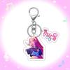 Keychains Korean Anime Cartoon Key Chains Party Favors Keychain K-Pop Figure Classics Keychain Backpack Hanging Pendant Keychain