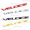 Metal VELOCE Q2 Q4 Emblem Car Sticker Letter Badge Decal Body Rear End Trunk Decor For Alfa Romeo 159 147 Junior Giulia Stelvio vmo895