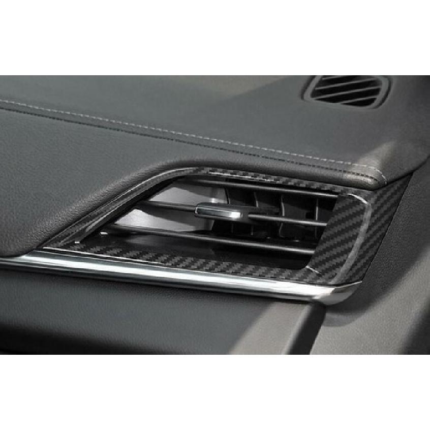 For Cadillac CT4 - 2PCS Carbon Fiber Console Air Outlet Vent Trim