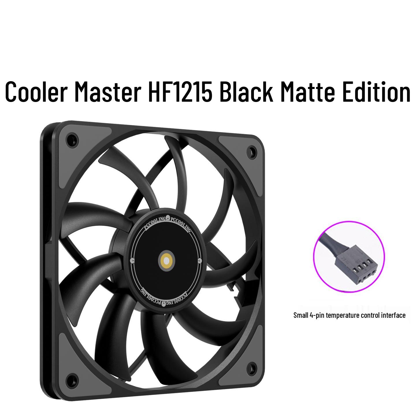 

Lengshuo HF12015 120mm PC Case Cooling Fan, FDB Bearing, 15mm Thick, Silent ARGB with Temperature Control